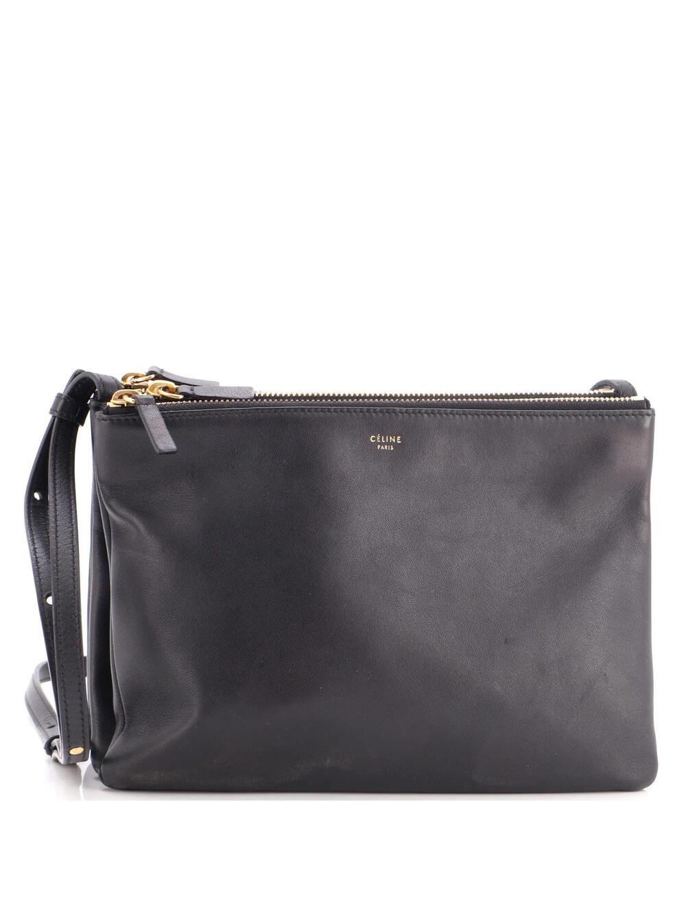 Celine Trio Crossbody Bag Leather Large #380317C92B
